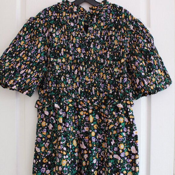 Tuckernuck Floral Midi Dress - Black and Multicolor - Picture 10 of 11